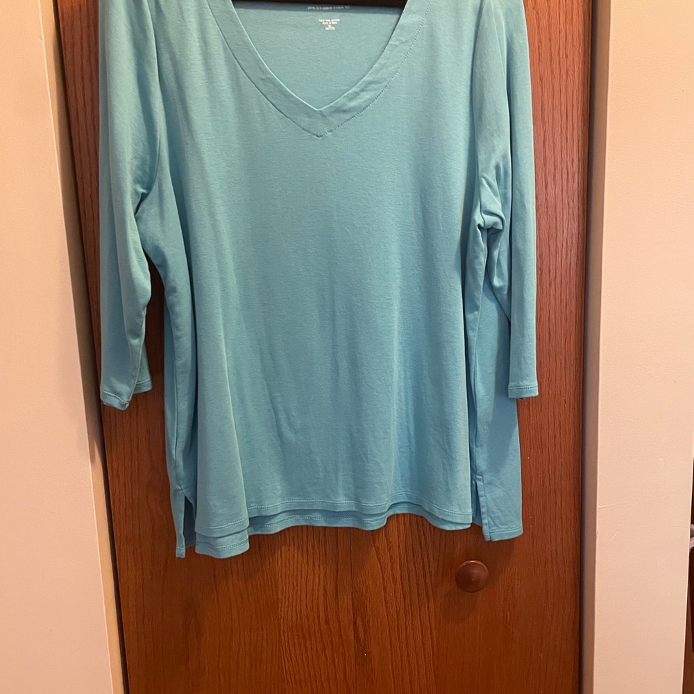 JJill V-Neck 3/4 Sleeve Top